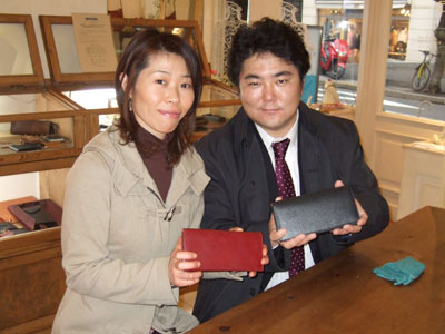 ｢バーティ」使いの長財布