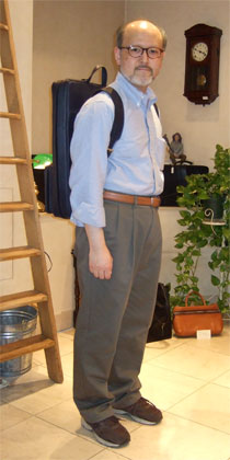 フルート、アルトフルート、ピッコロの３本持ち歩くリュック