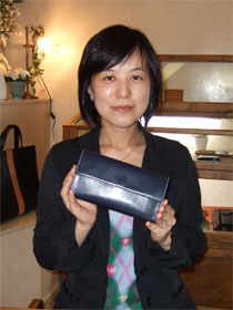 使いやすい見本をもとにしてお作りした、長財布