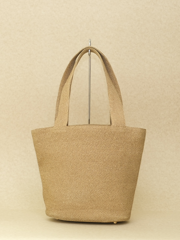肩から下げるかごバッグ2種：仕事用と遊び用