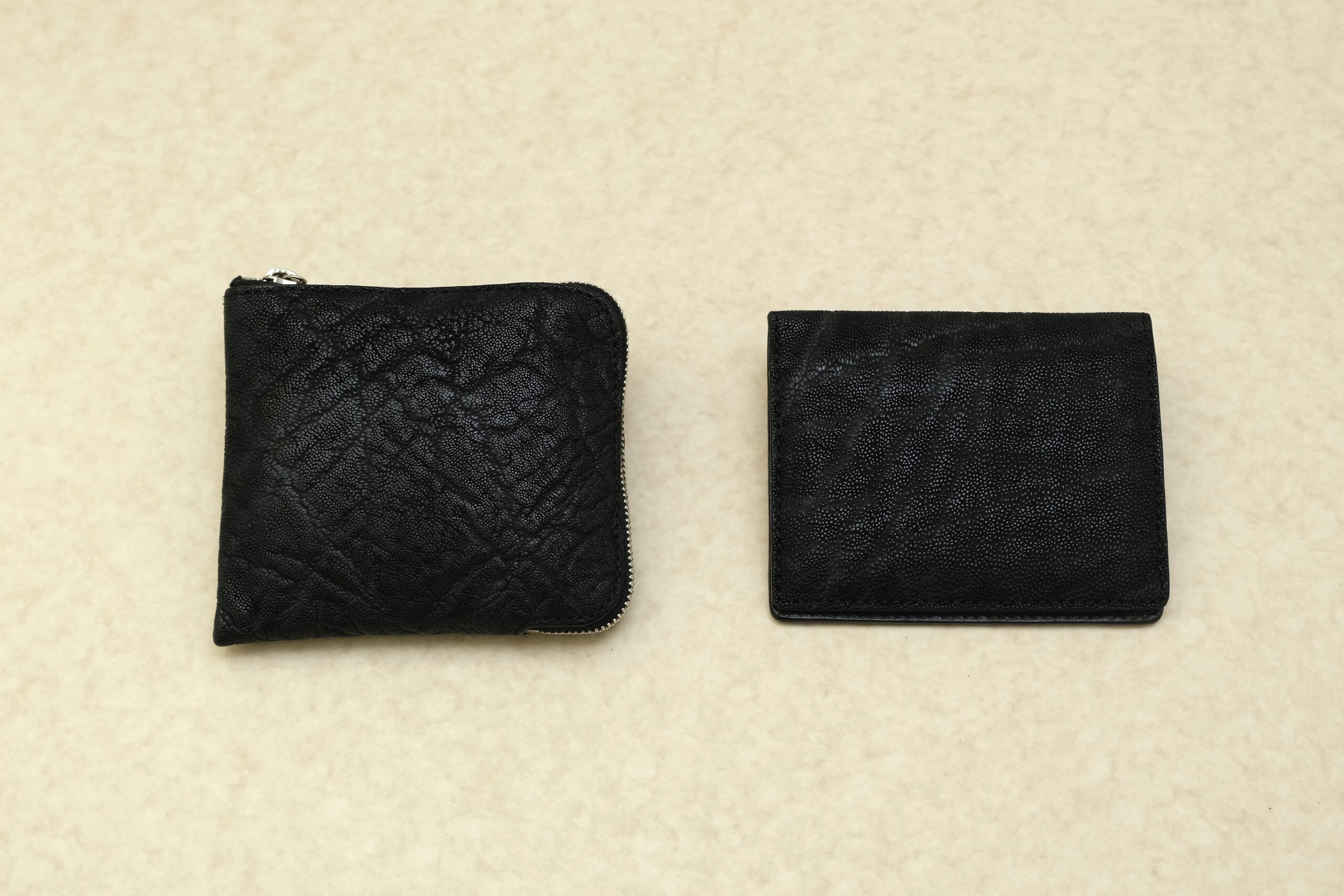９年ほど使ったゾウ革ジーヴズ財布